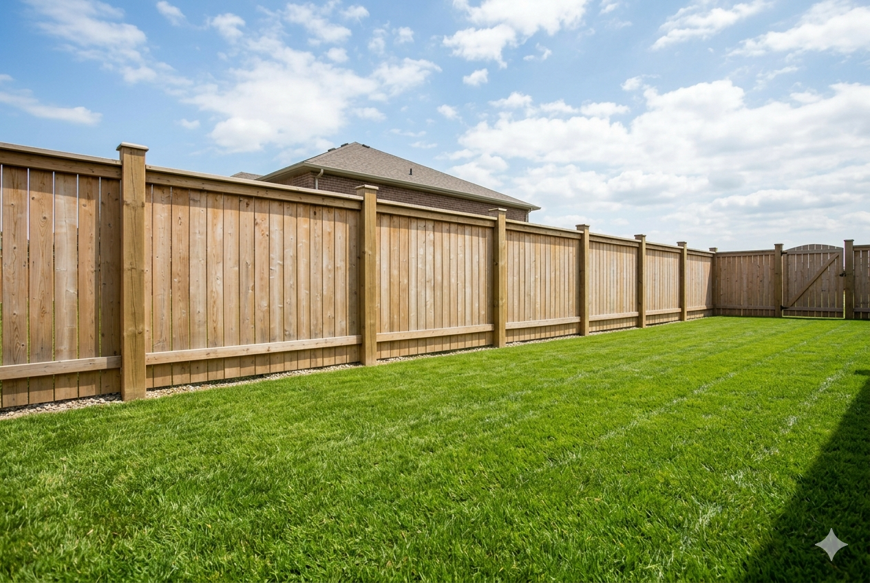 Vinyl ranch rail fence Buffalo